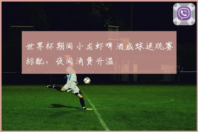 世界杯期间小龙虾啤酒成球迷观赛标配，夜间消费升温