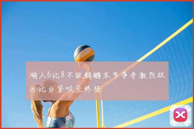湖人6比8不敌鹈鹕末节争夺激烈双方比分紧咬至终场