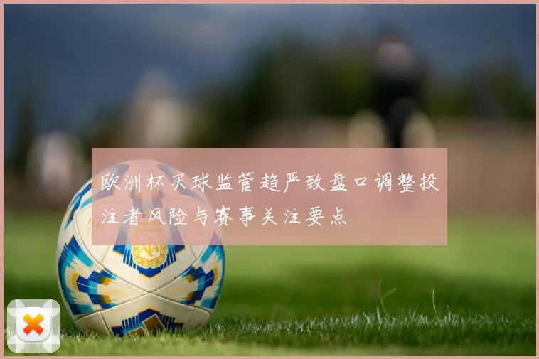 欧洲杯买球监管趋严致盘口调整投注者风险与赛事关注要点